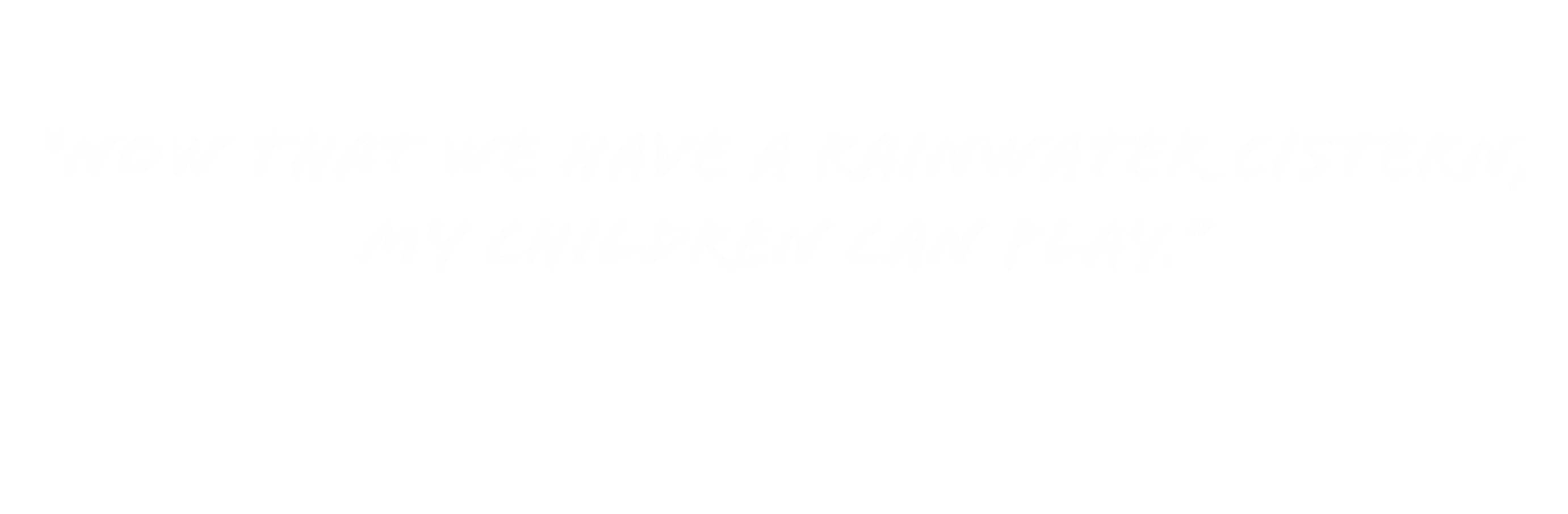 Daniel's quote-Agua Vida Quote: "Now that we have a rainwater cistern, my children can play.” Daniel, Rainwater harvester, Génova.